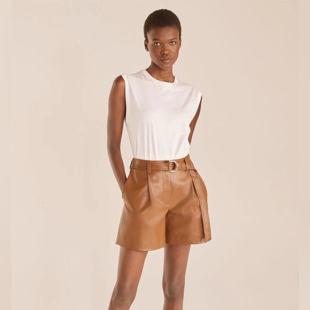 ☀️NWT Rebecca Taylor Vegan Shorts